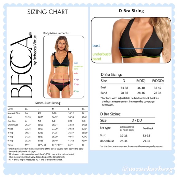 NWOT BECCA Brooke V-Neck Bralette Color Code Bikini Top - Picture 9 of 9